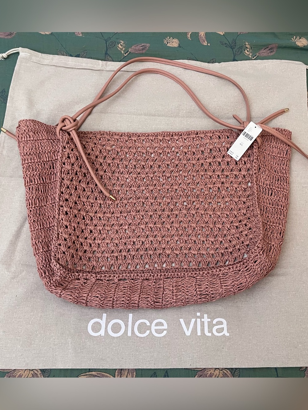 Dolce Vita Ravello Raffia Shoulder Bag - Picture 3 of 16